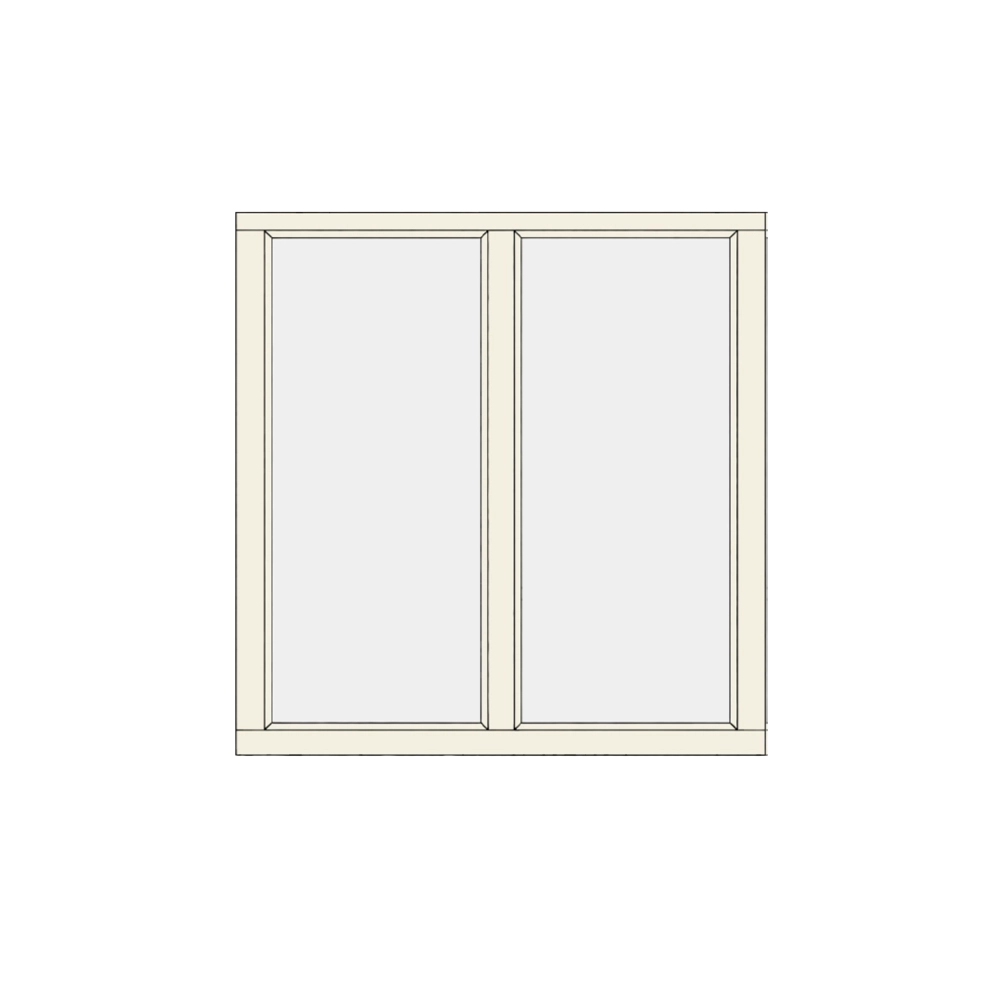 Fixed window - 2 pane horizontal