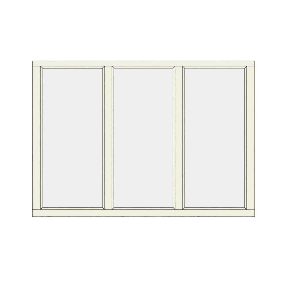 Fixed window - 3 pane horizontal
