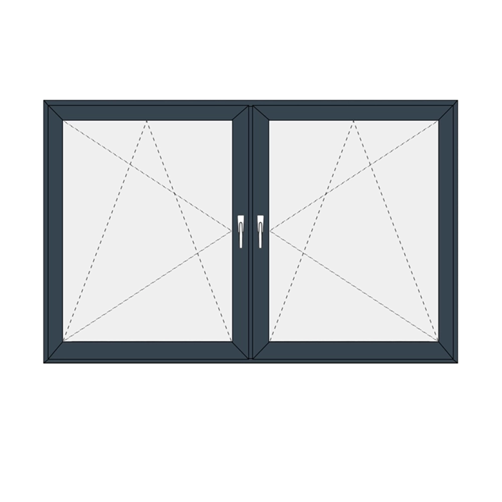 Tilt & turn window – 2 panes