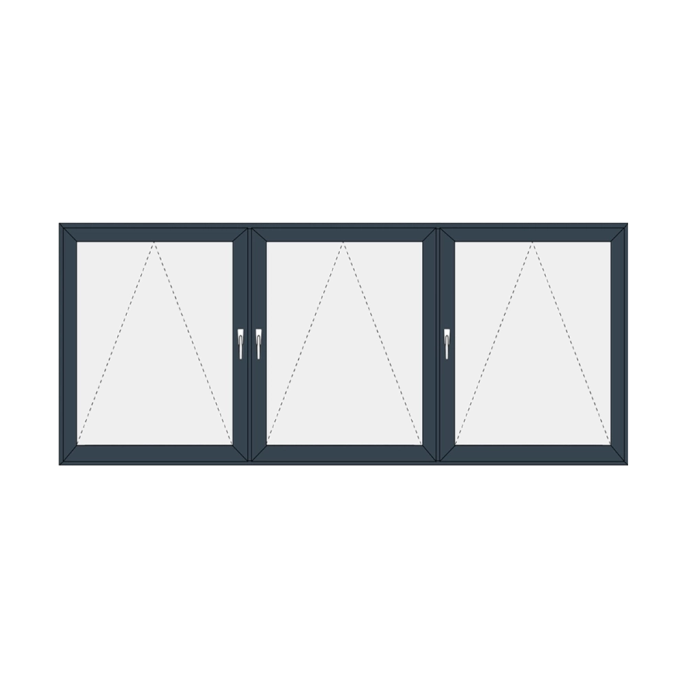 Tilt window – 3 panes