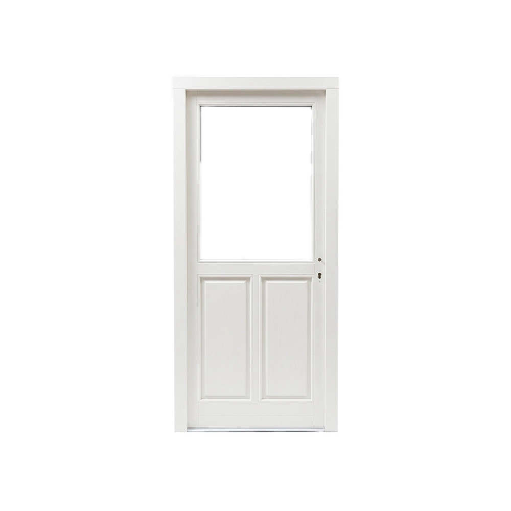 Back door - 1000x2300 - 2 kick panels - full glass - right