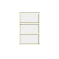 Fixed window - 3 pane vertical